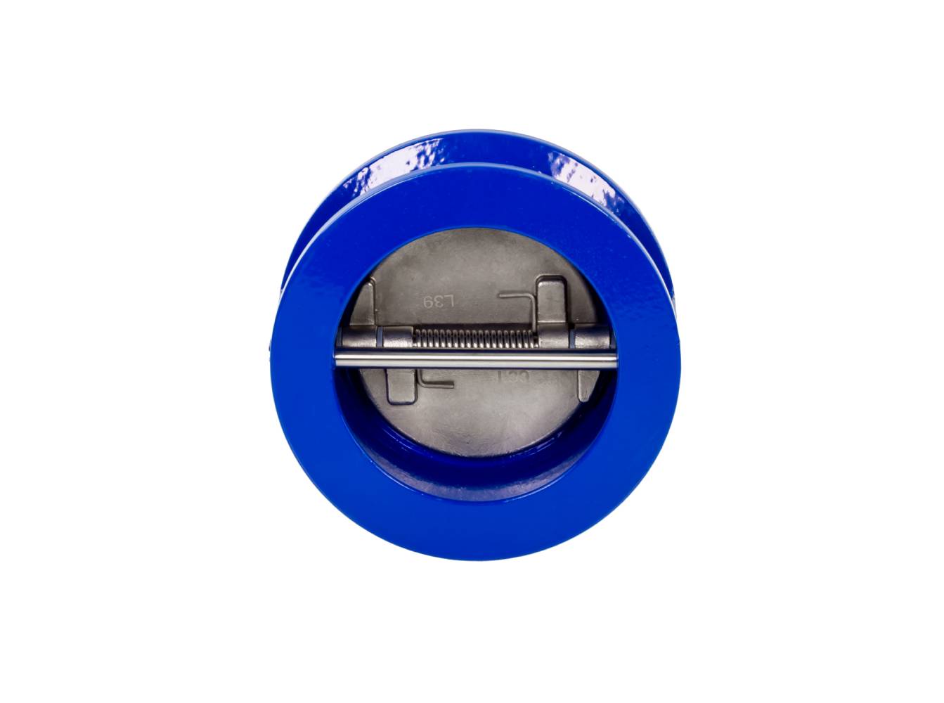 Ридан NVD-895R 082X8495R — Затвор обратный межфланцевый пружинный двустворчатый, PN16, DN50, чугун GJL250