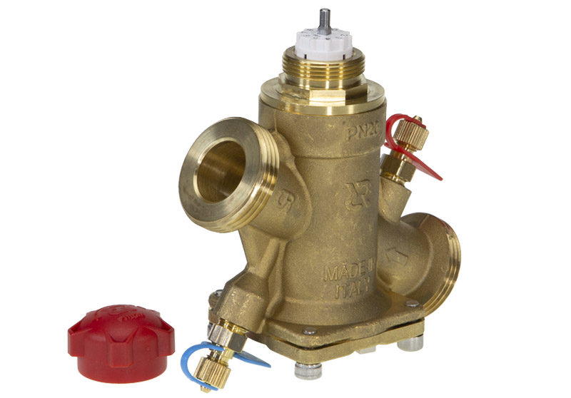 Ридан AQT-R 003Z1811R DN15LF — комбинированный балансировочный клапан, с ниппелями, наружная резьба 3/4&#039;&#039;