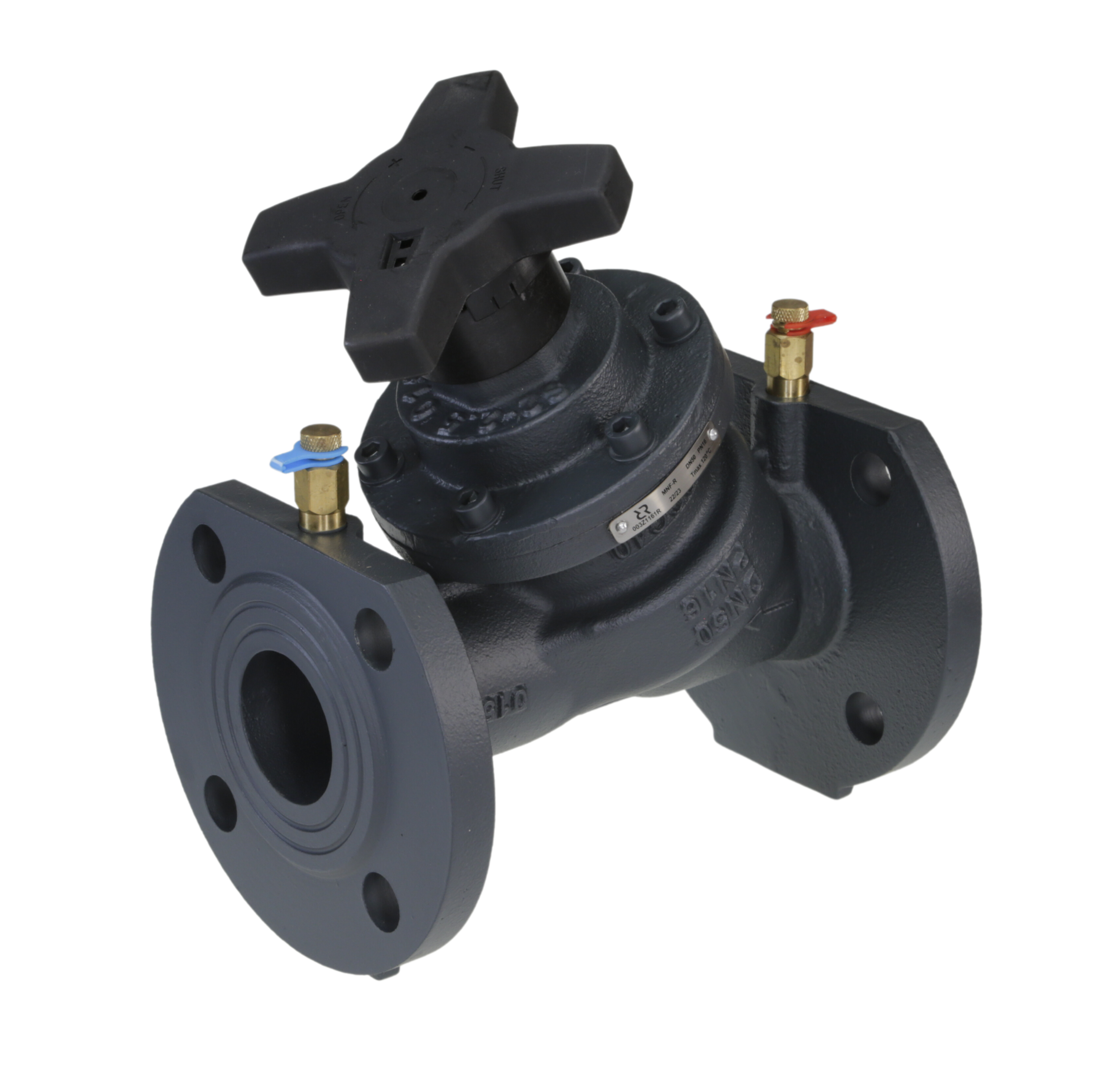 Ридан MNF-R 003Z1186R DN20 — Ручной балансировочный клапан, фланцевый, PN25, Tmax 120 °C