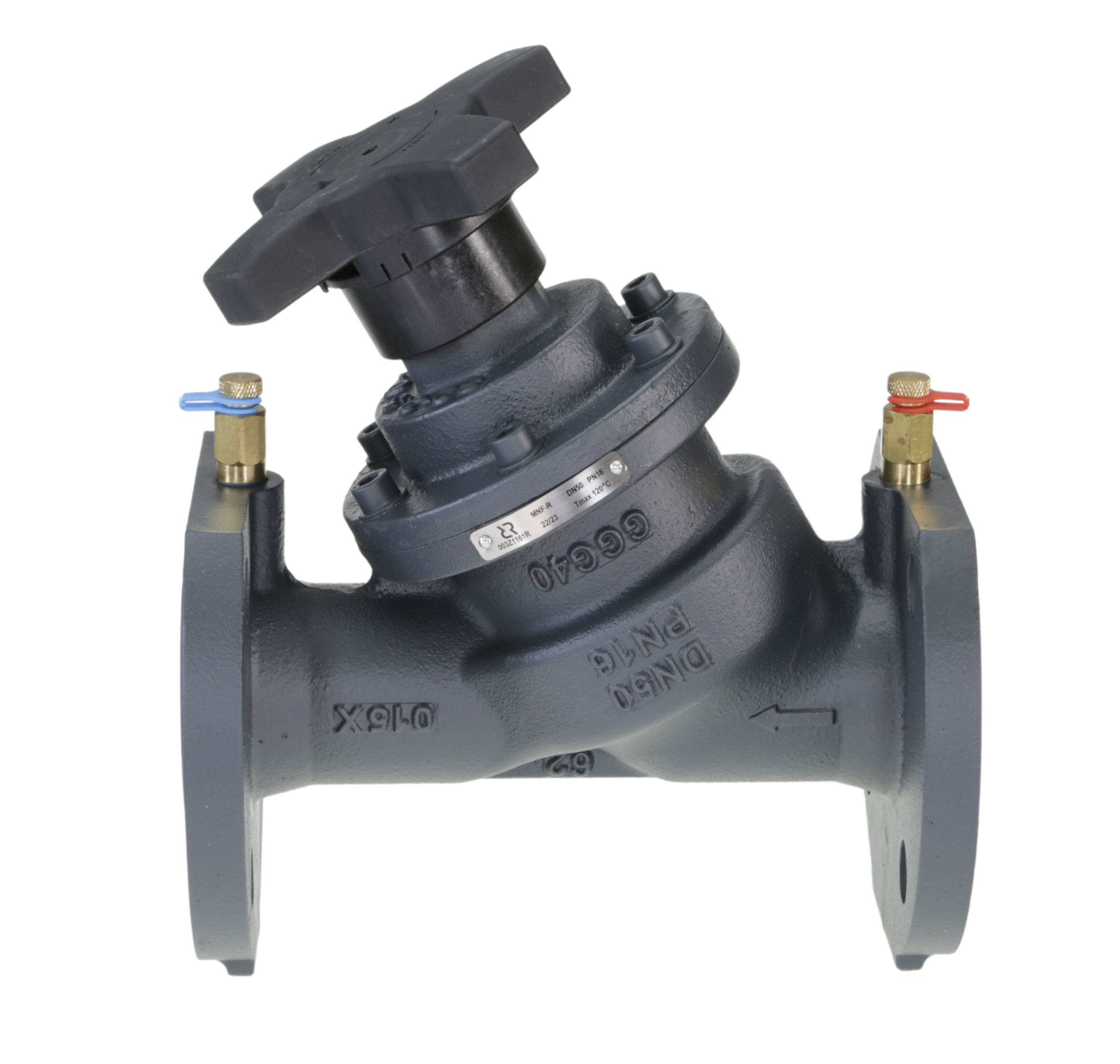 Ридан MNF-R 003Z1177R DN250 — Ручной балансировочный клапан, фланцевый, PN25, Tmax 150 °C