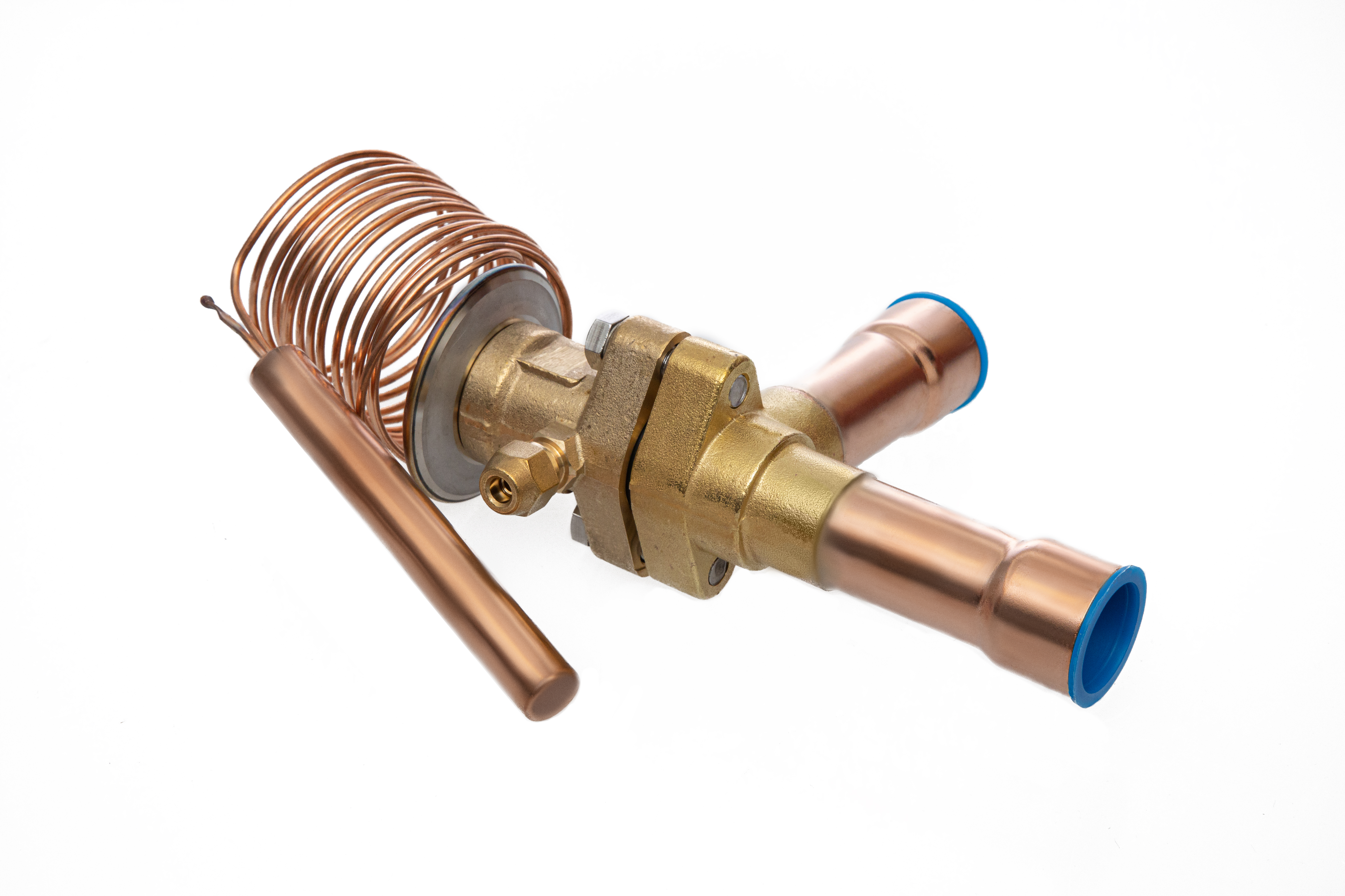 Ридан 069B1230R — Клапан терморегулирующий TE55-30, R404A, T кипения -40...10 ℃, угловой, присоединительные патрубки 1&quot;1/8