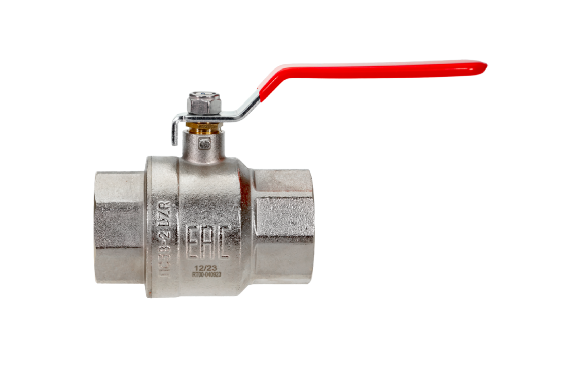 Ридан BVR-R 065B8307RG — Кран шаровой ГОСТ59553-2021 PN40 DN15 с внутренней резьбой; Т -20 °С...+120 °С; материал корпуса латунь