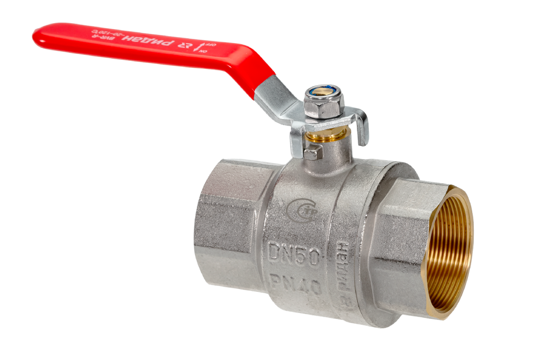 Ридан BVR-R 065B8311RG — Кран шаровой ГОСТ59553-2021 PN40 DN40 с внутренней резьбой; Т -20 °С...+120 °С; материал корпуса латунь