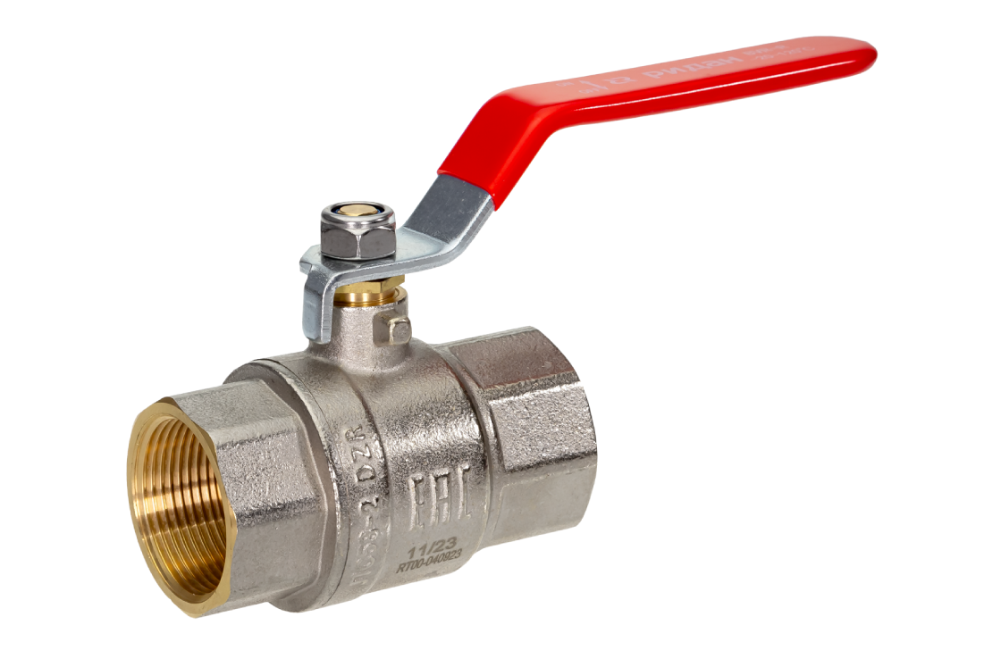 Ридан BVR-R 065B8313RG — Кран шаровой ГОСТ59553-2021 PN25 DN65 с внутренней резьбой; Т -20 °С...+120 °С; материал корпуса латунь