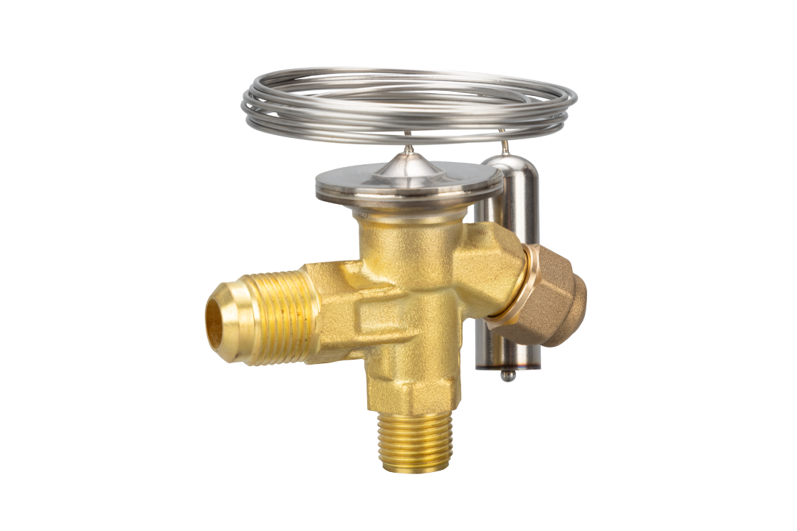 Ридан TE2 068Z4209R — Терморегулирующий клапан, R407C/R22, под отбортовку, присоединительные патрубки 1/2&quot;, температура кипения -40…+10 °C