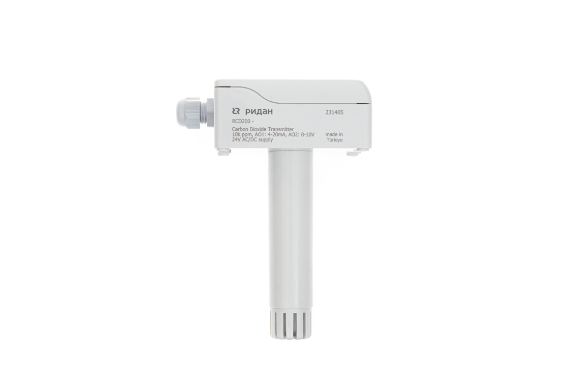 RCD200 — датчики (преобразователи) CO2 канальные Ридан
