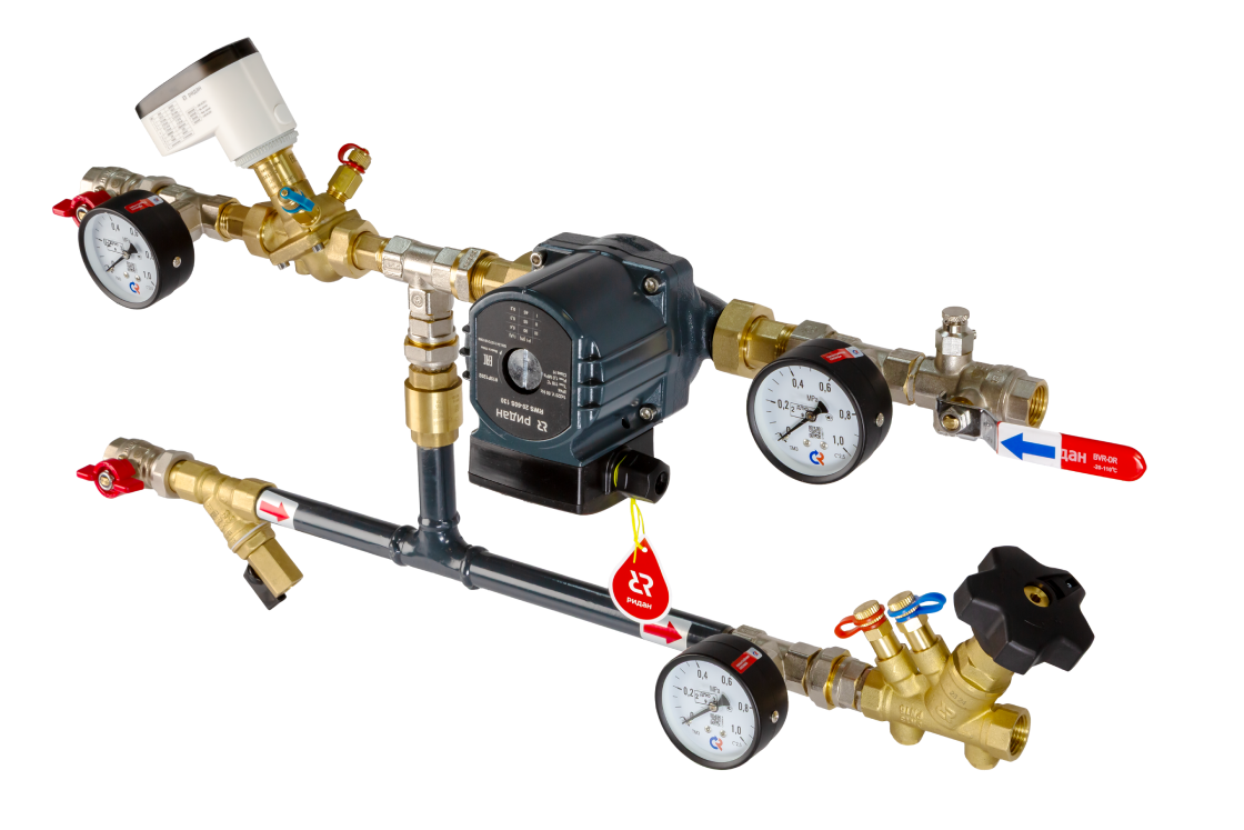 Ридан 122W0124HR — Узел теплоснабжения АУУ-AQT-33-20-20-C-S левый, 0-10В H
