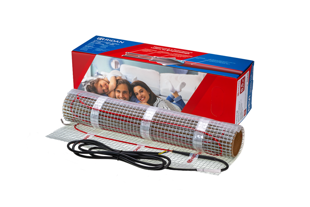 21RT0440R — Ridan TF-200 нагревательный мат 1400 Вт, 230 В, 7 м²