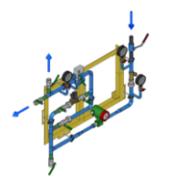 Ридан БТП-RS-ХХХ-N V4 - Стандартный узел подпитки 